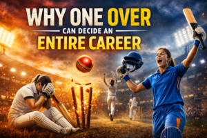 Crucial over moment in women’s T20 cricket