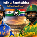 India vs South Africa, 43rd Match, Super 8 Group 1