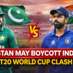 Pakistan May Boycott India in T20 World Cup Clash