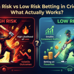 High Risk vs Low Risk Betting in Cricket: What Actually Works?